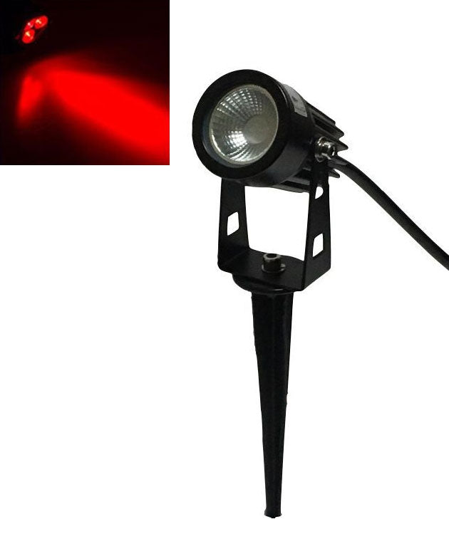 LED buiten spot rood - 3W - 12V LED buiten spot rood - 3W - 12V